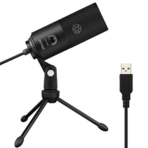 Product Cover USB Microphone,Fifine Metal Condenser Recording Microphone for Laptop MAC Or Windows Cardioid Studio Recording Vocals, Voice Overs,Streaming Broadcast and YouTube Videos.(669B)