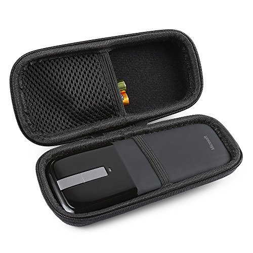 Product Cover BOVKE Protective Carrying Case for Microsoft Arc Touch Wireless Mouse Hard EVA Shockproof Travel Storage Pouch Cover Bag, Black