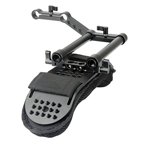 Product Cover NICEYRIG Shoulder Pad with Rail Raiser /15mm Rods for Shoulder Rig System Video Camera DSLR Camcorders