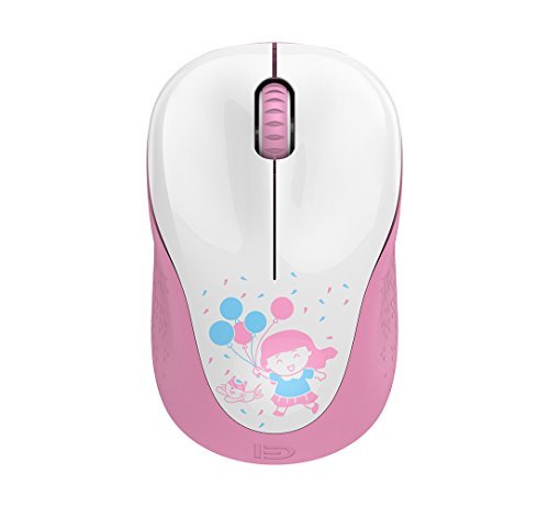 Product Cover Mini Wireless Mouse(Battery Included), FD V10 2.4G Cute Optical Travel Mouse with Nano Receiver for Kids/Girls/Ladies Compatible with Notebook/Computer/PC/Laptop/MacBook and ChromebookPink