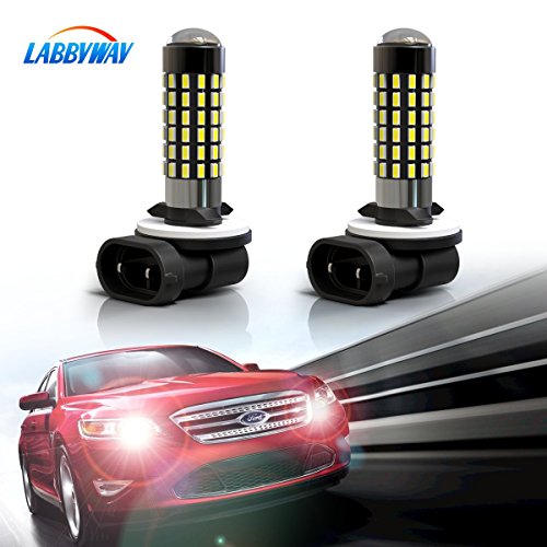 Product Cover LABBYWAY 2 X 1000 Lumens 3014 78-EX Chipsets Super Bright 6000K LED Bulbs 881 894 896 886 LED Bulbs Used For DRL or Fog Lights,Xenon White
