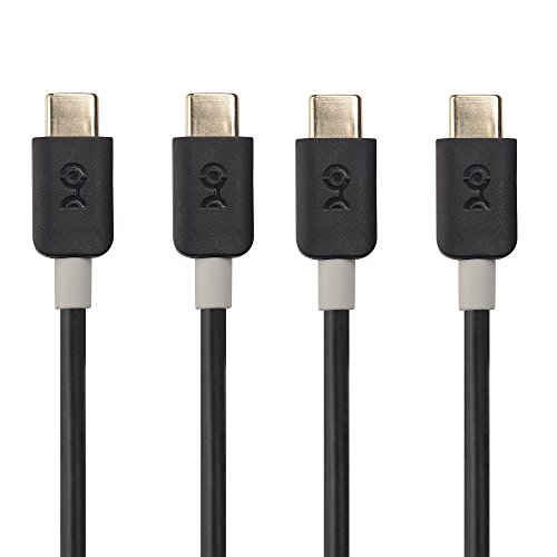 Product Cover Cable Matters 2-Pack USB C to USB C Cable (USB-C Cable) Supporting 60W Charging in Black 3.3 Feet for Samsung Galaxy S10, S9, S8, Note 9, 8, LG G6, V30, Nintendo Switch, Google Pixel 3 and More