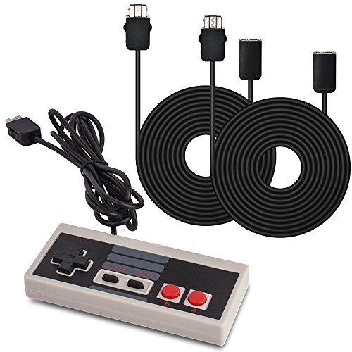 Product Cover AGPtek® Controller Gamepad and 2pc*9.84Ft Extension Cables For Nintendo Mini NES Classic Edition