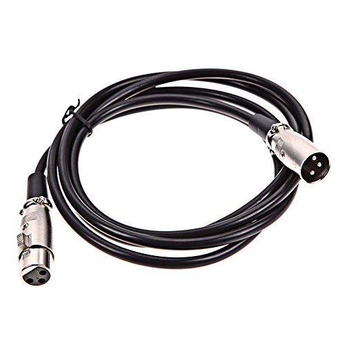Product Cover ZINGYOU Condenser Microphone XLR Cable, 6 FT XLR Male to XLR Female Balanced 3 Pin Microphone Cable, Single