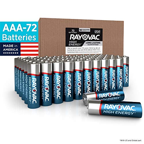 Product Cover Rayovac AAA Batteries, Alkaline Triple A Batteries (72 Battery Count)