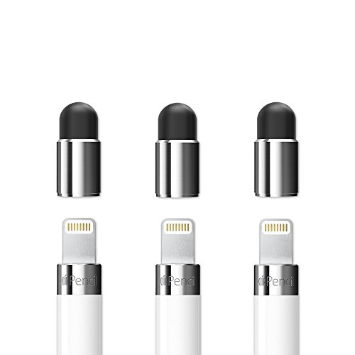 Product Cover FRTMA [2 in 1] for Apple Pencil Cap Replacement/as Stylus for All Touch Screen Tablets/Cell Phones (Pack of 3)