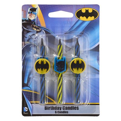 Product Cover Batman Birthday Cake Candles - 6 pc