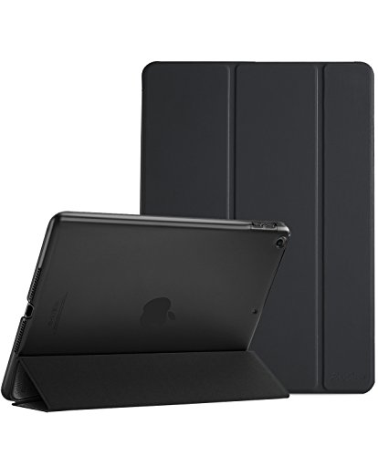 Product Cover Procase iPad 9.7 Case 2018 iPad 6th Generation Case / 2017 iPad 5th Generation Case - Ultra Slim Lightweight Stand Case with Translucent Frosted Back Smart Cover for Apple iPad 9.7 Inch -Black