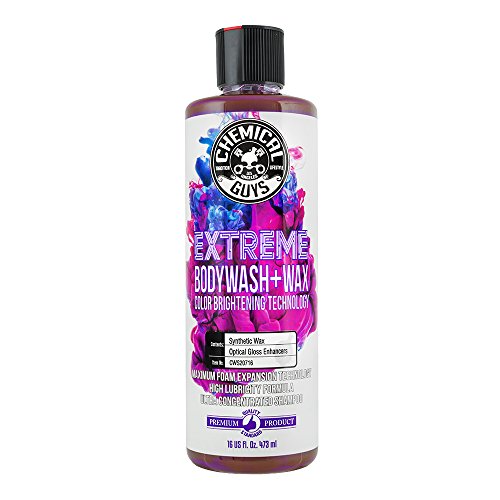 Product Cover Chemical Guys CWS_107 Extreme Bodywash & Wax Car Wash Soap with Color Brightening Technology, 16. Fluid_Ounces