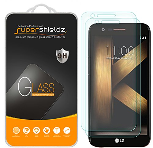 Product Cover (2 Pack) Supershieldz for LG K20 V (K20V) (Verizon) Tempered Glass Screen Protector, Anti Scratch, Bubble Free