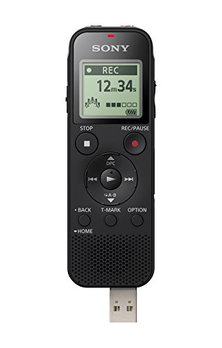Product Cover Sony ICD-PX470 Stereo Digital Voice Recorder with Built-in USB Voice Recorder, Black