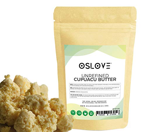 Product Cover Cupuacu butter -Pure and Natural 8oz by Oslove Organics -Hand-packed, Fresh, Rich and Creamy in DIY mixes