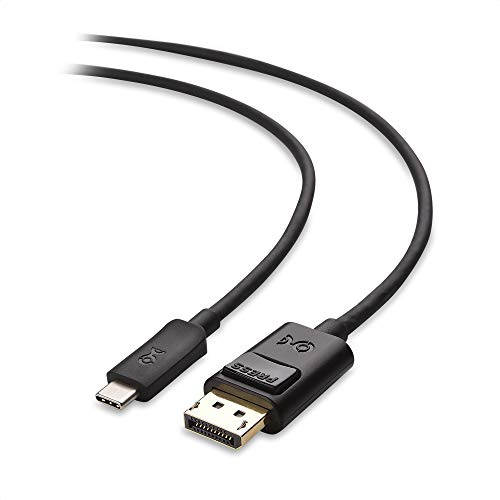 Product Cover Cable Matters USB C to DisplayPort Cable (USB-C to DisplayPort Cable, USB C to DP Cable) Supporting 4K 60Hz in Black 9.8 Feet - Thunderbolt 3 Port Compatible for MacBook Pro, Dell XPS 13, 15 and More