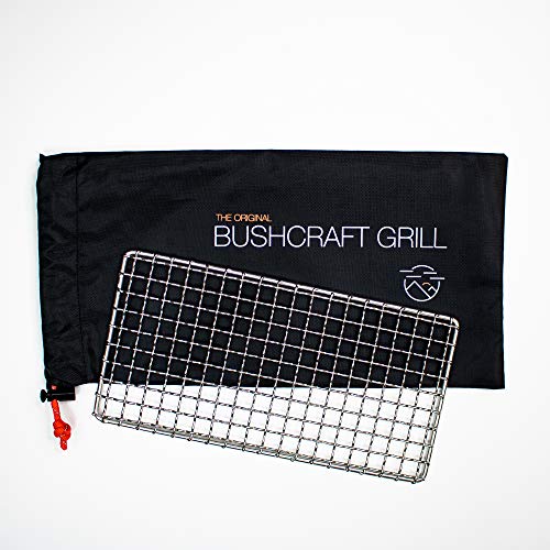 Product Cover Bushcraft Grill - Welded Stainless Steel High Strength Mesh (Campfire Rated) - Expedition Research LLC, USA