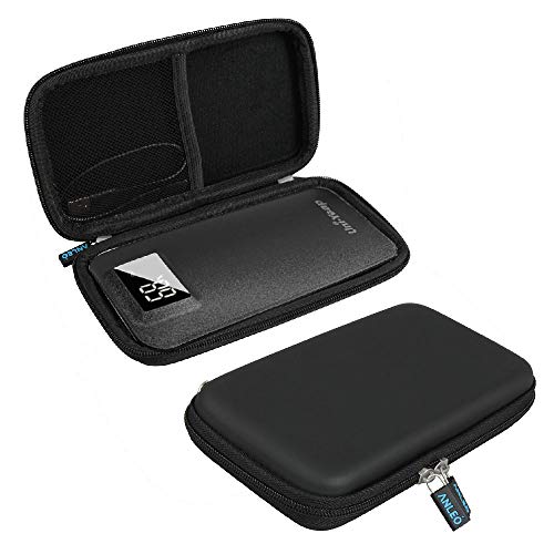 Product Cover Anleo Hard EVA Travel Case for Uni-Yeap 11000mAh / DULLA M50000 External Battery Charger Power Bank Color: Black