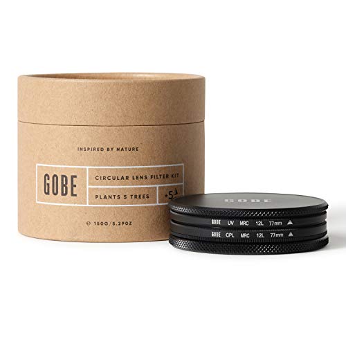 Product Cover Gobe 77mm UV + Circular Polarizing (CPL) Lens Filter Kit (1Peak)