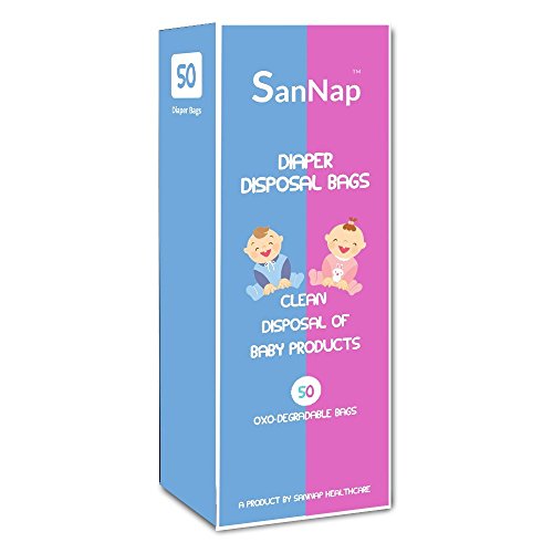 Product Cover Diaper Disposal Bags by SanNap (50 Count)