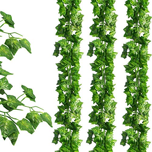 Product Cover JPSOR 24 Pack (79 Inches Each) Fake Ivy Artificial Ivy Leaves Greenery Garlands Hanging for Wedding Party Garden Wall Decoration