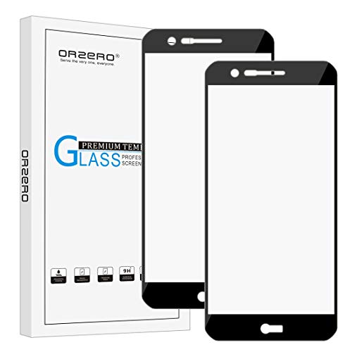 Product Cover (2 Pack) Orzero Compatible for LG K20 Plus, K20 V, LG Harmony 2, LG Phoenix Plus, LG X4, X4 +, K10 (2018 version) (Full Coverage) Tempered Glass Screen Protector, HD Anti-Scratch (Lifetime Replacement)