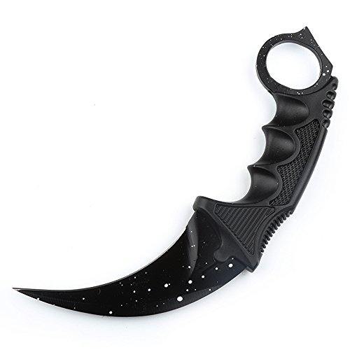 Product Cover F-FORCE Stainless Steel Tactical Karambit Hawkbill Knife with Sheath and Cord (Star)