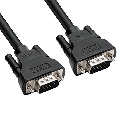 Product Cover DTECH 5 Feet VGA to VGA Cable for Computer Monitor Projector 1080p High Resolution (1.5m)