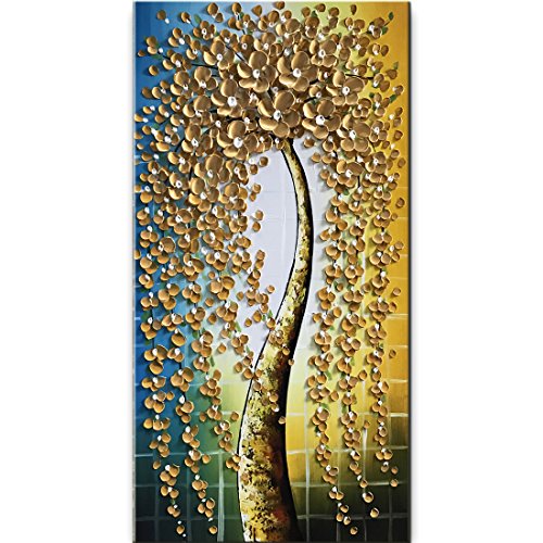 Product Cover baccow 3D Gold Modern Abstract Tree Paintings, 2448