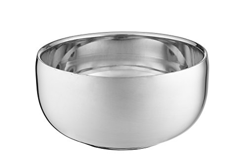 Product Cover Perfecto Stainless Steel Shaving Bowl. Durable Metal Mug For Shaving Soap & Cream. Perfect Addition To Your Wet Shaving Kit. Double Layer Smooth Shave Unbreakable Mug With Heat Insulation
