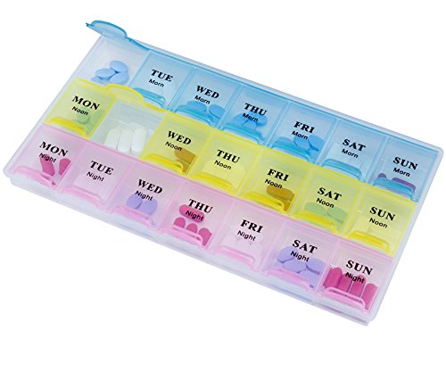 Product Cover MEDca Weekly Pill Organizer, Three-Times-a-Day, 1 Pill Organizer