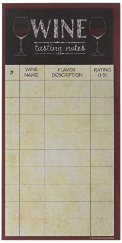 Product Cover Creative Converting 325096 Sip Hooray Wine Tasting Score Sheet Party Supplies, 8