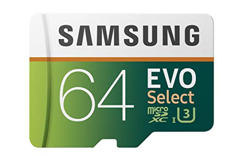 Product Cover Samsung 64GB 100MB/s (U3) MicroSD EVO Select Memory Card with Adapter (MB-ME64GA/AM)