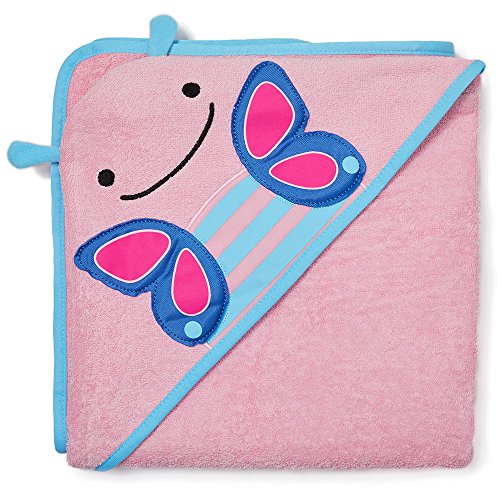 Product Cover Skip Hop Baby Hooded Towel, 100% Cotton French Terry, Butterfly