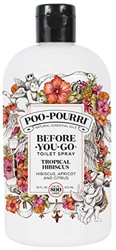 Product Cover Poo-Pourri Before-You-Go Toilet Spray Refill(Sprayer Not Included), Tropical Hibiscus Scent, 16 oz