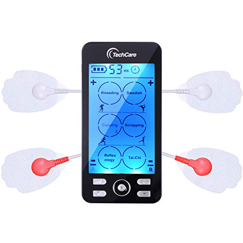 Product Cover Tens Unit Plus 24 [Lifetime Warranty] Rechargeable Electronic Pulse Massager Machine Multi Mode Device with All Accessories [New Model]