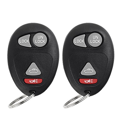 Product Cover YITAMOTOR 2 Key Fob Replacement for L2C0007T Keyless Entry Remote 4-Button Compatible for Buick Regal Century Pontiac Grand Prix