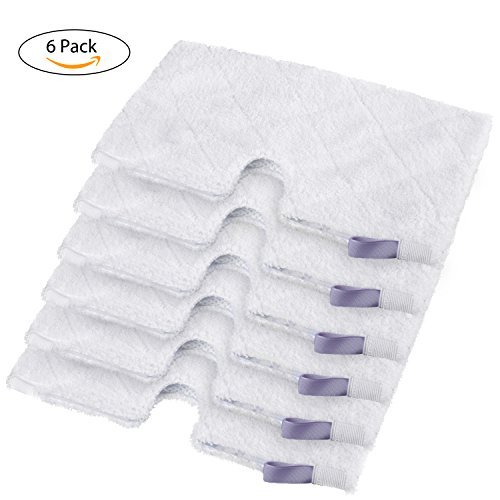Product Cover YISSVIC 6 Pack Steam Pocket Mop Pads CompatibleMop Pads for Shark Euro Pro S3501 S3601 S3901