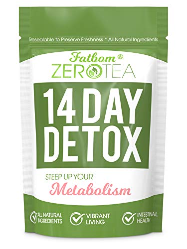 Product Cover Zero Tea 14 Day Detox Tea, Weight Loss Tea, Teatox Herbal Tea for Cleanse