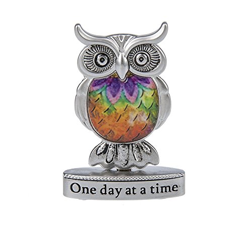 Product Cover Ganz Home Decor Love, Luck & Happiness 1.5 in Blessings Figurines Owl-ER48182