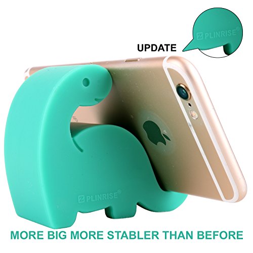 Product Cover Plinrise Animal Desk Phone Stand, Update Dinosaur Stripe Silicone Office Phone Holder, Creative Phone Tablet Stand Mounts, Size:1.3