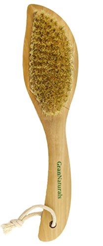 Product Cover GranNaturals Dry Skin and Body Brush - 11.4 Inches - Improve Blood Circulation, Exfoliate Skin, Reduce Cellulite