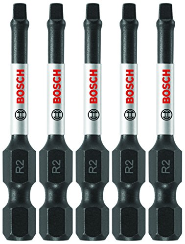 Product Cover Bosch ITSQ2205 (5) Impact Tough 2 in. Square #2 Power Bits