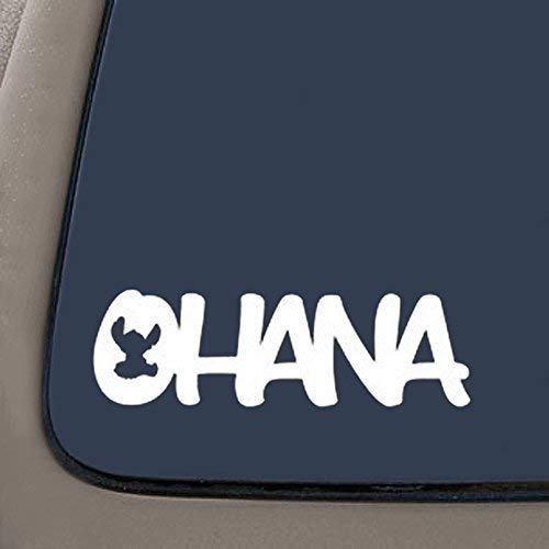 Product Cover CMI Lilo and Stitch Inspired Ohana Family Decal Sticker (White, 7