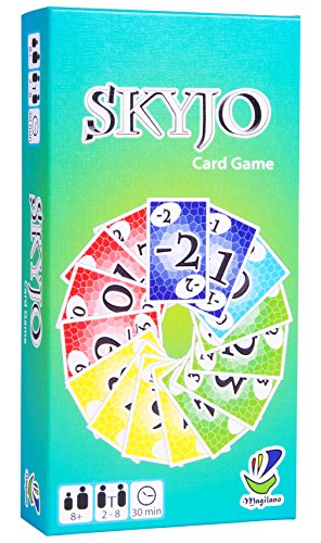 Product Cover Magilano SKYJO The Ultimate Card Game for Kids and Adults. The Ideal Board Game for Funny, Entertaining and exciting Playing Hours with Friends and Family.
