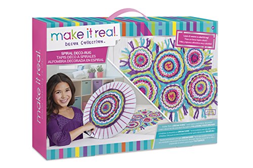 Product Cover Make It Real Spiral Deco-Rug Weaving Loom Craft Kit for Kids