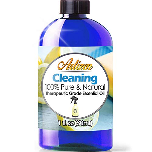 Product Cover Artizen Cleaning Blend Essential Oil (100% Pure & Natural - UNDILUTED) Therapeutic Grade - Huge 1oz Bottle - Blended W/Lemongrass, Lemon Eucalyptus, Lavender, Rosemary, Tea Tree