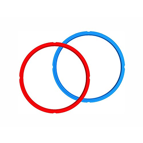 Product Cover Instant Pot Sealing Ring 2 Pack 8 Quart Red/Blue