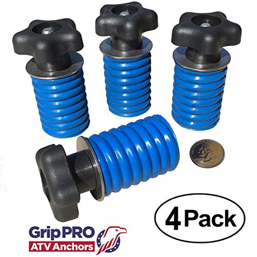 Product Cover GripPRO ATV Anchors to fit Polaris Ranger Lock & Ride Knob Tie Down Anchor Kit - Set of 4