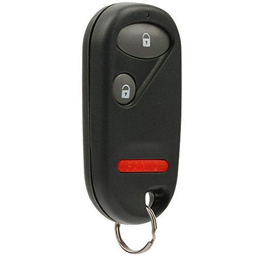 Product Cover Car Key Fob Keyless Entry Remote fits Honda Civic EX LX DX 2001 2002 2003 2004 2005/Honda Pilot 2003 2004 2005 2006 2007 (NHVWB1U521, NHVWB1U523) with Instructions