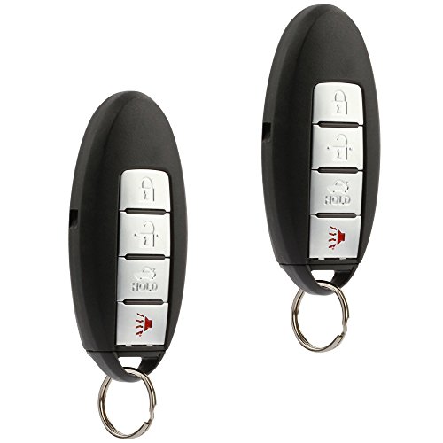 Product Cover Car Key Fob Keyless Entry Smart Remote fits Nissan Altima Maxima Murano & Infiniti FX35 FX37 FX50 G25 G35 G37 Q40 Q60 QX70 (KR55WK48903), Set of 2