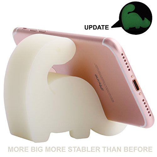 Product Cover Plinrise Animal Desk Phone Stand, Update Dinosaur Stripe Silicone Office Phone Holder, Creative Phone Tablet Stand Mounts, Size:1.3