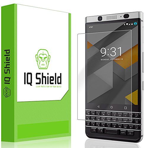 Product Cover IQ Shield Screen Protector Compatible with BlackBerry KEYone LiquidSkin Anti-Bubble Clear Film